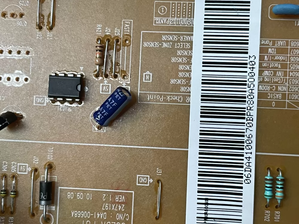 Samsung DA41 00670B Refrigerator Control Board AZ23038 | WM1045