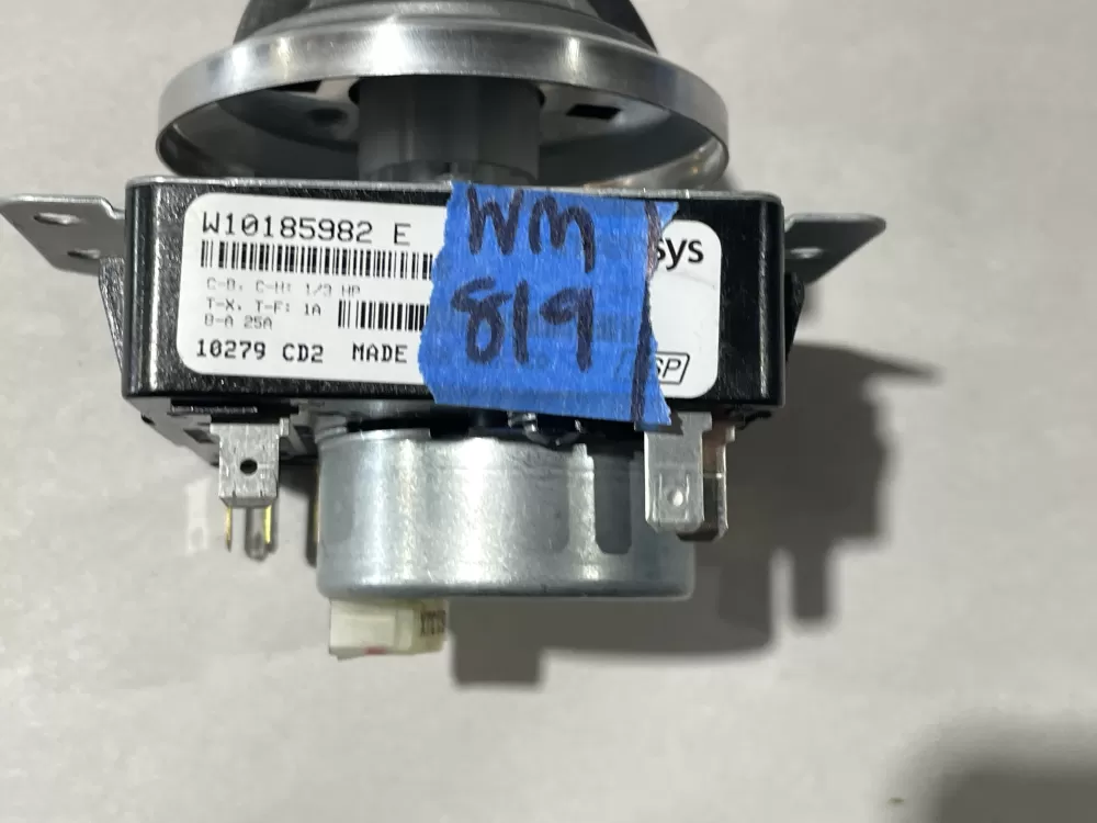 Whirlpool Maytag W10185982 Kenmore WPW10185982VP Dryer Timer AZ104741 | Wm819