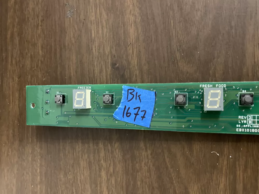 GE 197D4143G008 Wr55x10831 Refrigerator Control Board AZ32064 | BK1677