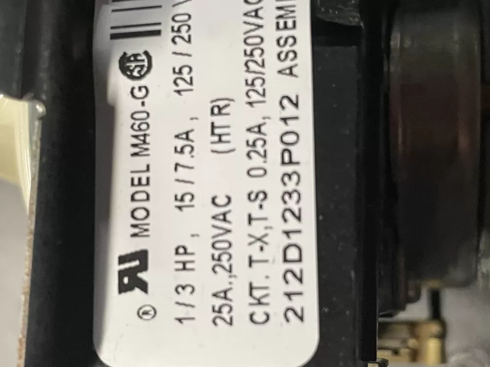 GE 212D1233P012 WE4M364 Dryer Timer AZ4712 | WM1429