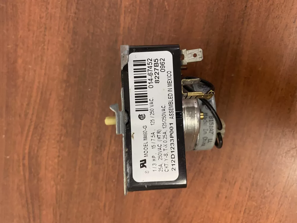 GE 212D1233P001 WE4M353 Dryer Timer AZ40809 | BK1710