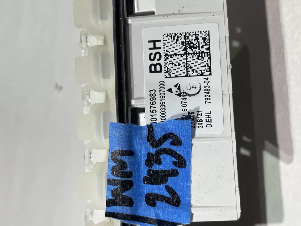 Bosch 9001576983 Dishwasher Control Panel AZ145765 | Wm2435