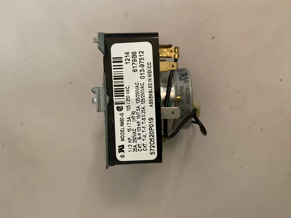 GE 572D520P019 WE4M189 Dryer Timer