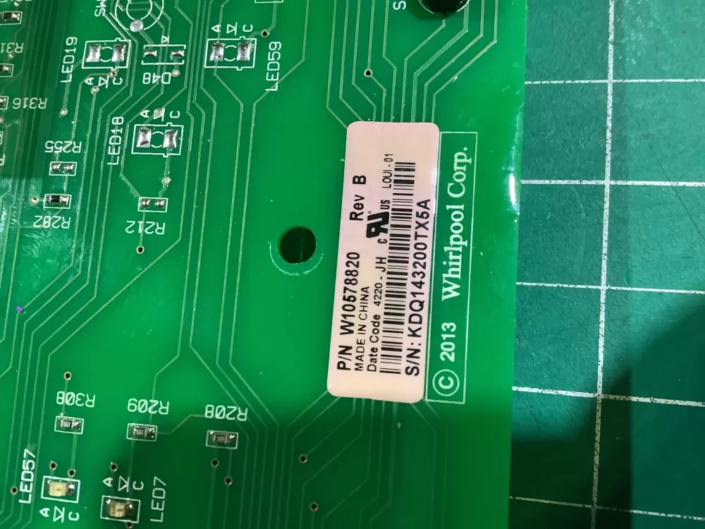 Whirlpool W10578820 W10578819 Dryer Control Board AZ148269 | NR2487