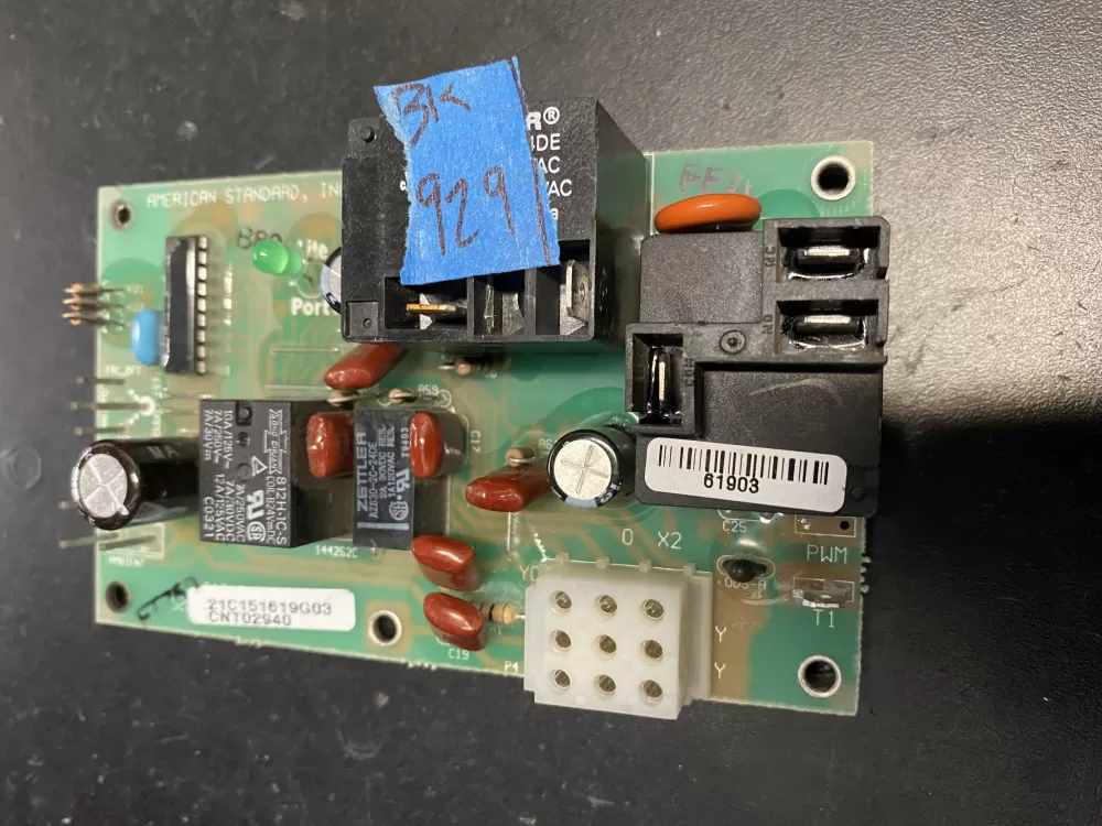 American Standard 21C151619G03 Control Board AZ22718 | BK929