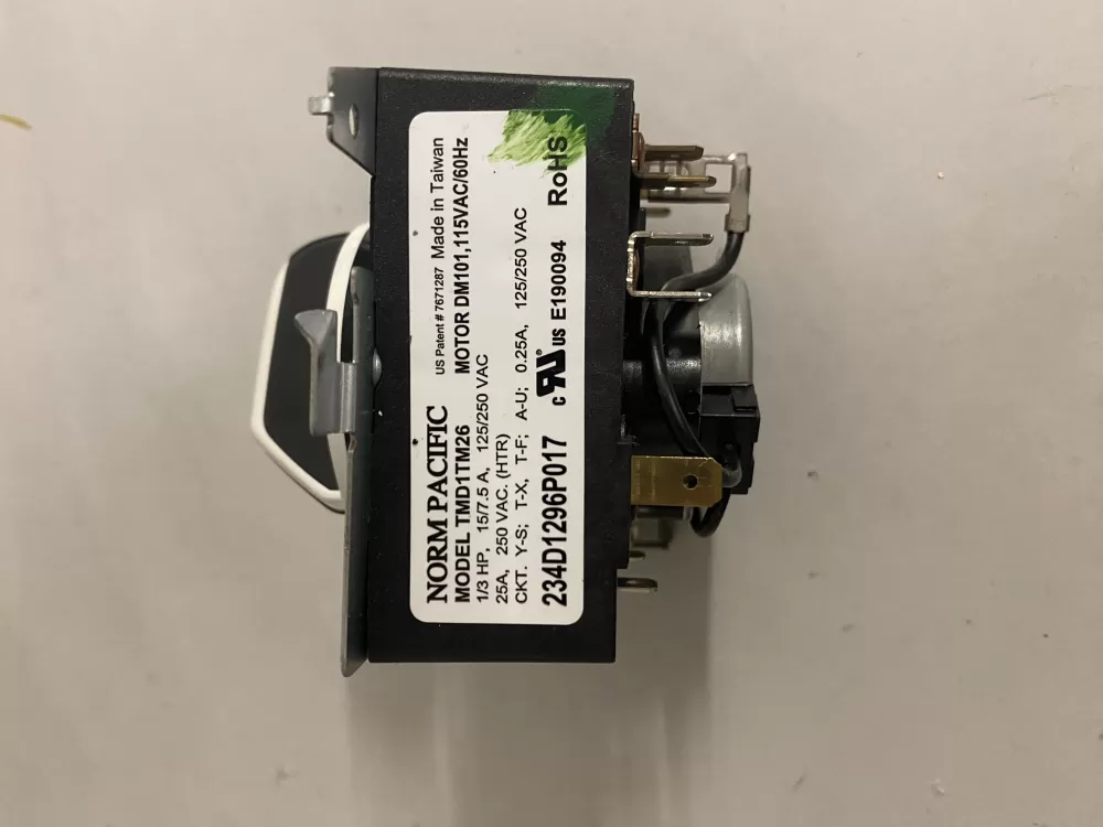 Kenmore  General Electric WE4M521 WE04X22654 PS11721520 234D1296P017 Dryer Timer