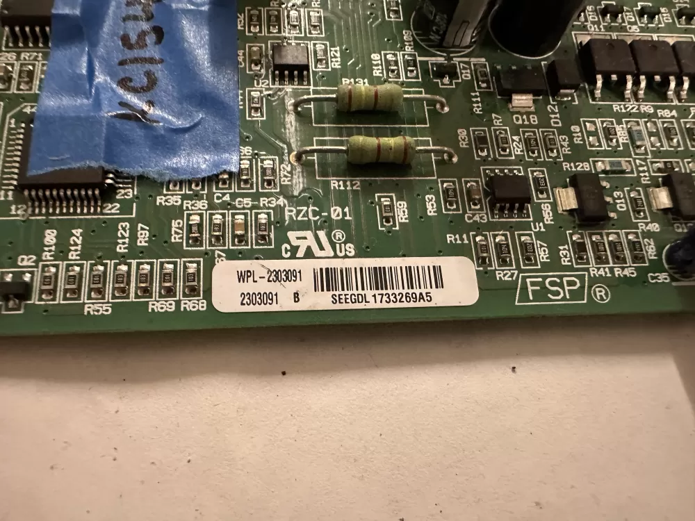 KitchenAid Jenn-Air WP2303091 Refrigerator Control Board AZ138887 | KC1547