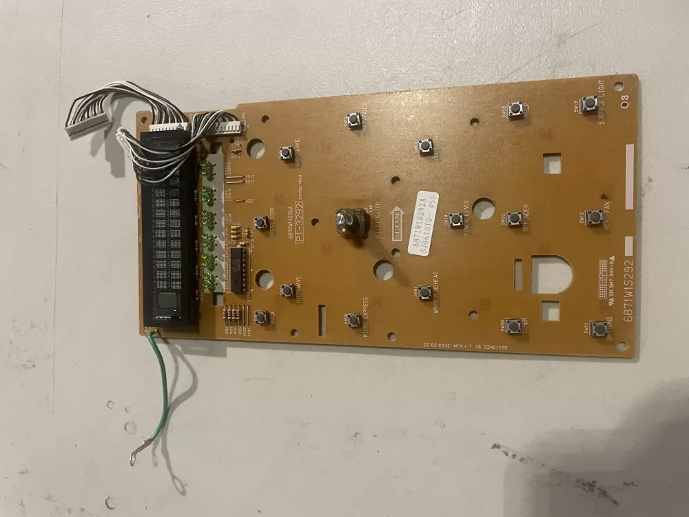 LG 6871W1S292A Microwave Controller AZ42166 | KM416