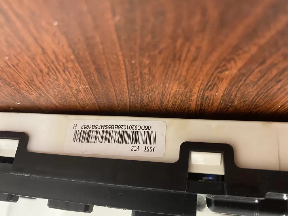 Samsung DC92-01026B Dryer Control Board UI PCB Assembly AZ37793 | BK759