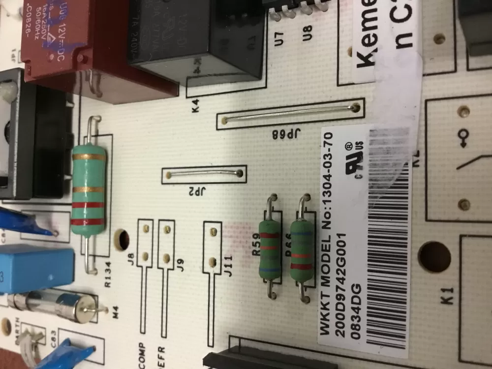 GE EBX1110P002 200D49742G001 Fridge Control Board AZ54847 | NR1920