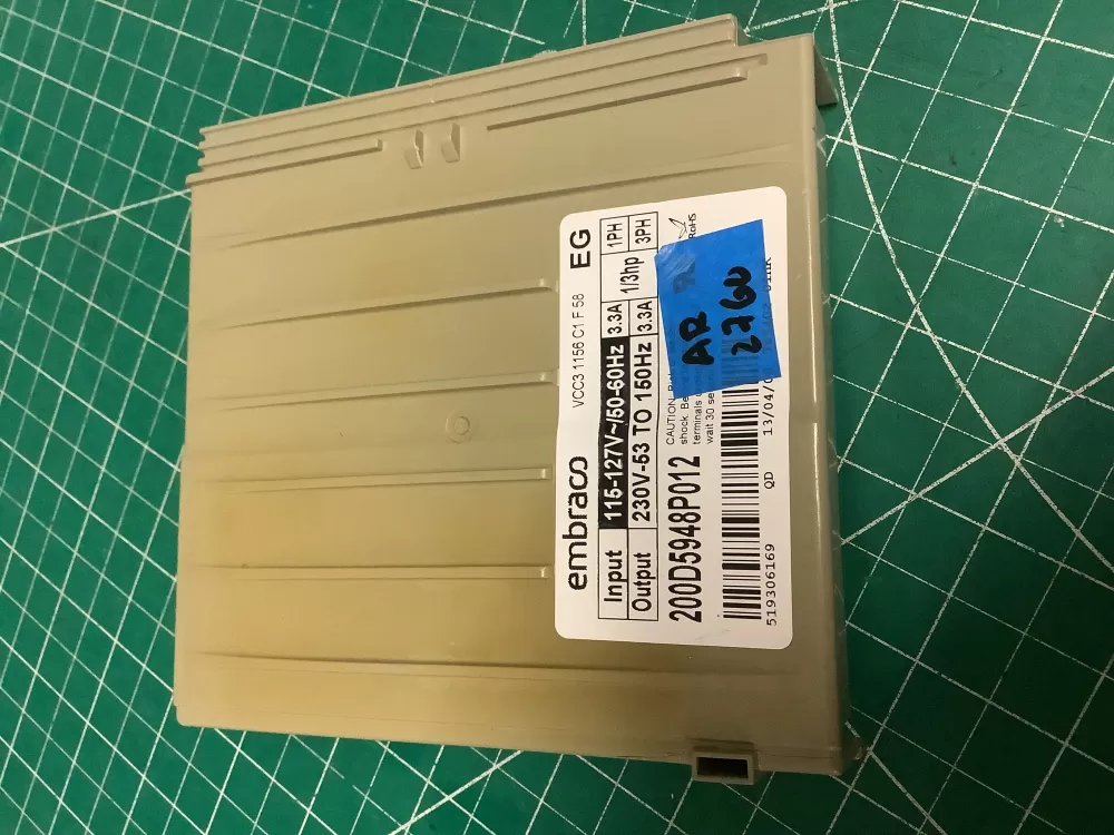 GE 200D5948P012 Refrigerator Control Board Inverter AZ207403 | AR2760