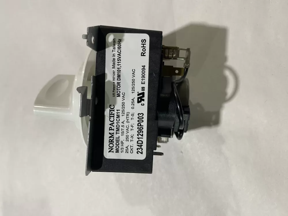 Hotpoint  General Electric AP5805477 WE4M355 WE4M357 WE04X20415 PS9491767 234D1296P003 Dryer Timer