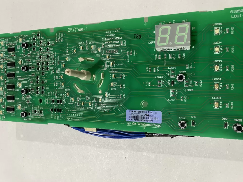 Whirlpool Kenmore W10189970 W10189963 Washer Control Board AZ158356 | BKV806