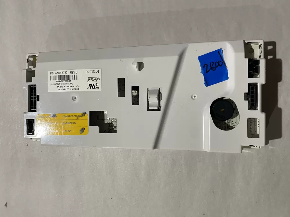 Whirlpool W10808730 Refrigerator Control Board Dispenser AZ200242 | BK2800