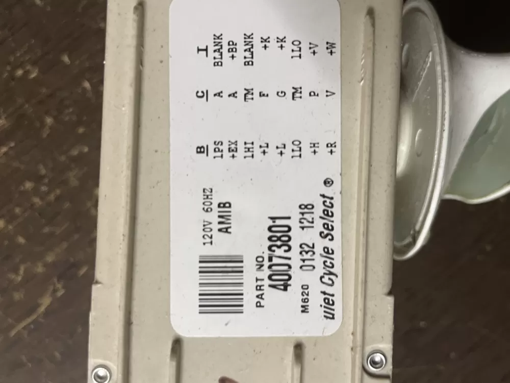 Maytag Amana Whirlpool 40073801 Washer Timer AZ43737 | Wm1751