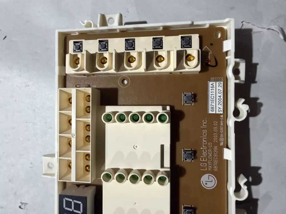 LG 6871EC1116A Washer Control Board AZ214796 | KMV441
