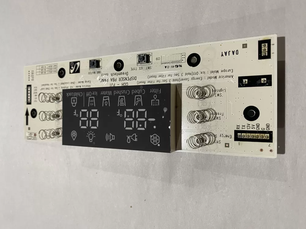 Samsung DA97-00522A Refrigerator Dispenser Control Board AZ176508 | BK713