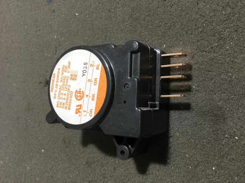 GE WR9X502  AP2061708  WR09X10049  310900  AH310869  EA310869  PS310869  WR09X0278  WR09X0283  WR09X0313  WR09X0329  WR09X0334  WR09X0339  WR09X0342  WR09X0350  WR09X0356  WR09X0363  WR09X0364  WR09X0366  WR09X0375  WR09X0387  WR09X0408  WR09X0409  WR09X0418  WR09X0419  WR09X0428  WR09X0432  WR09X0438  WR09X0466  WR09X0468  WR09X0470  WR09X0478  WR09X0479  WR09X0481  WR09X0484  WR09X0486  WR09X0487  WR09X0490  WR09X0495  WR09X0502  WR09X0503  WR09X0504  WR09X0526  WR09X0528  WR09X0576  WR09X0594  WR09X5161  WR09X5162  WR09X5163  WR09X5164  WR09X5192  WR09X5202  WR09X5204  WR09X5211  WR09X5225  WR9X10049  TMDJ234RE9 Refrigerator Defrost Timer Control