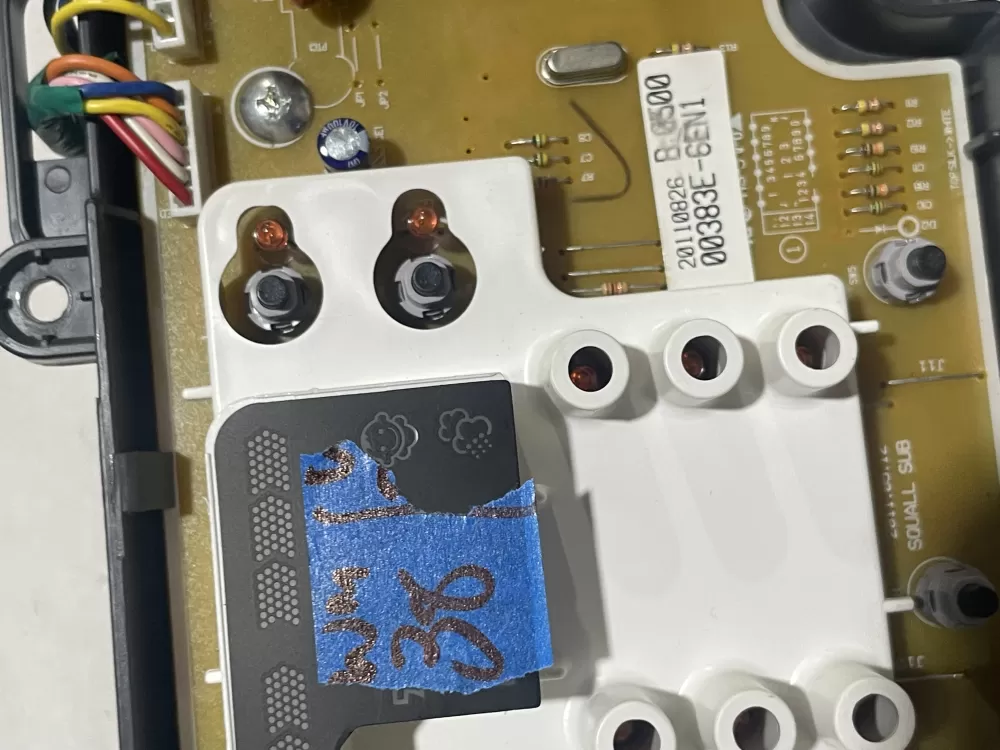 Samsung DC92-00383E DC92-00383A Washer UI Control Board AZ152534 | Wm38