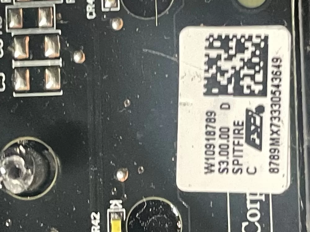 KitchenAid W10918789 Dishwasher UI Display Control Board  AZ14773 | V187