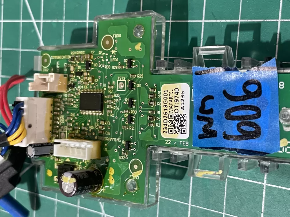 GE 234D2618G001 WE04X27284 Dryer Control Board AZ193473 | Wm606
