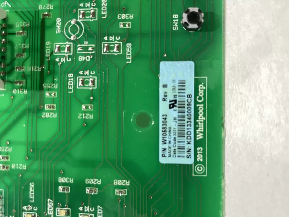 Whirlpool Kenmore W10583043 Washer Control Board Interface AZ175118 | Wm581