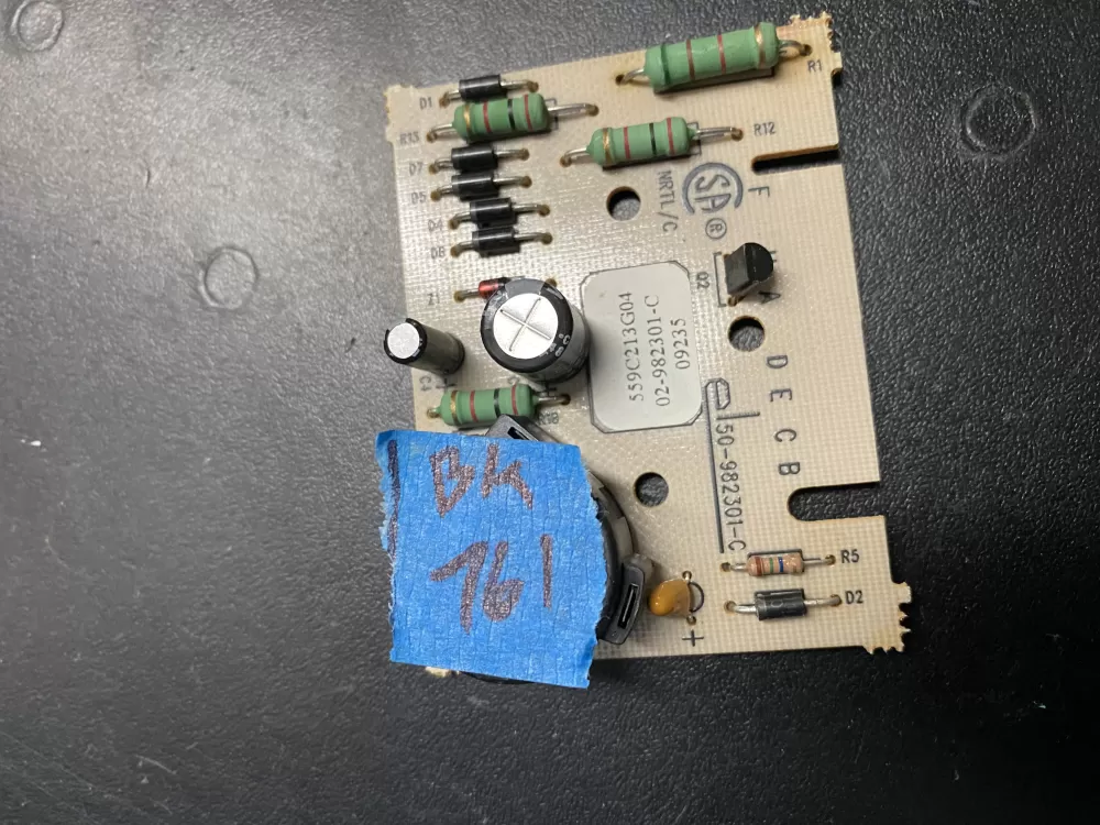 GE 559C213G05 50-982301- 50-982301- Dryer Control Board AZ9090 | BK761