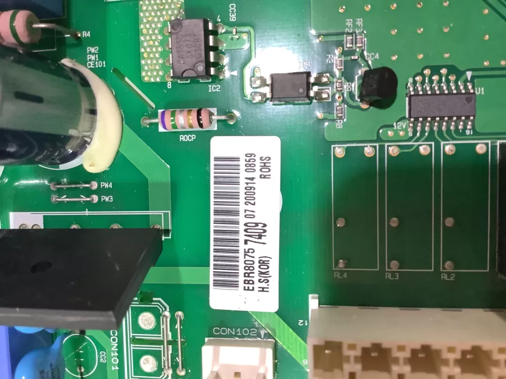 LG EBR80757417 Refrigerator Control Board AZ142386 | ZC2397