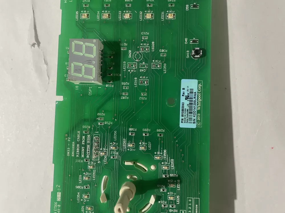 Whirlpool Kenmore W10583043 Washer Control Board Interface AZ201384 | KM2681