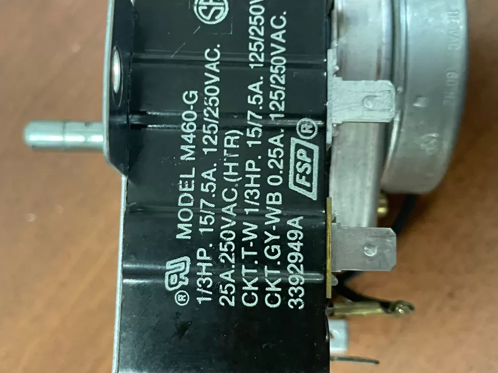 Whirlpool 3392949A M460 3392949 WP3392949 Dryer Timer AZ52692 | Wm1922