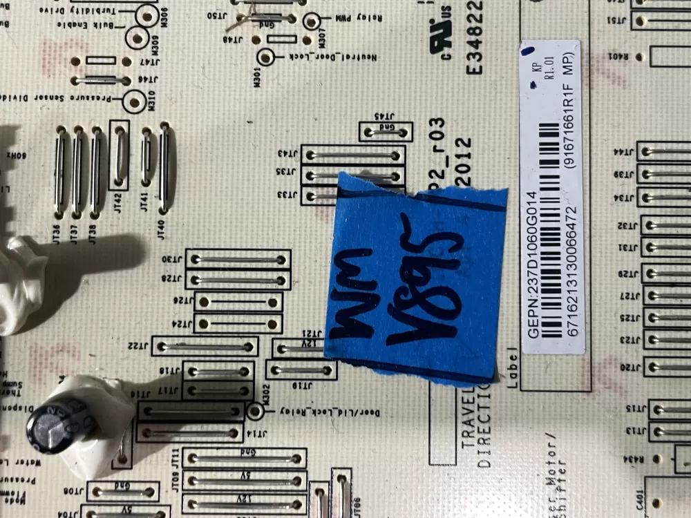 GE 237D1060G014 Washer Control Board AZ197497 | Wmv895