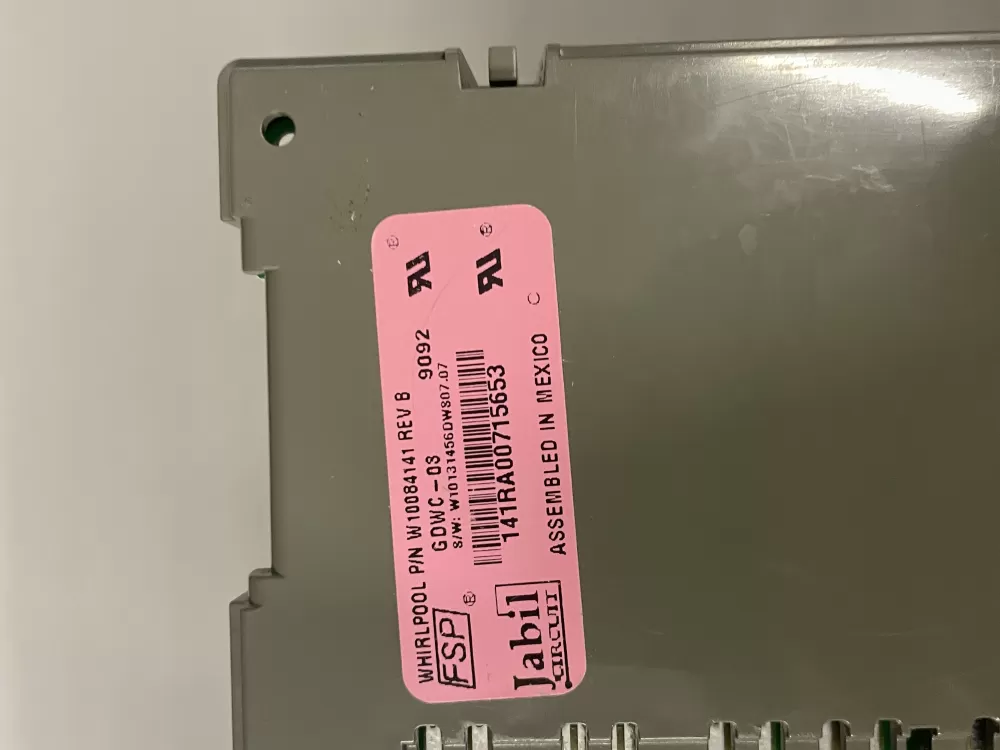Kenmore KitchenAid W10084141 Dishwasher Control Board AZ232202 | Wm895