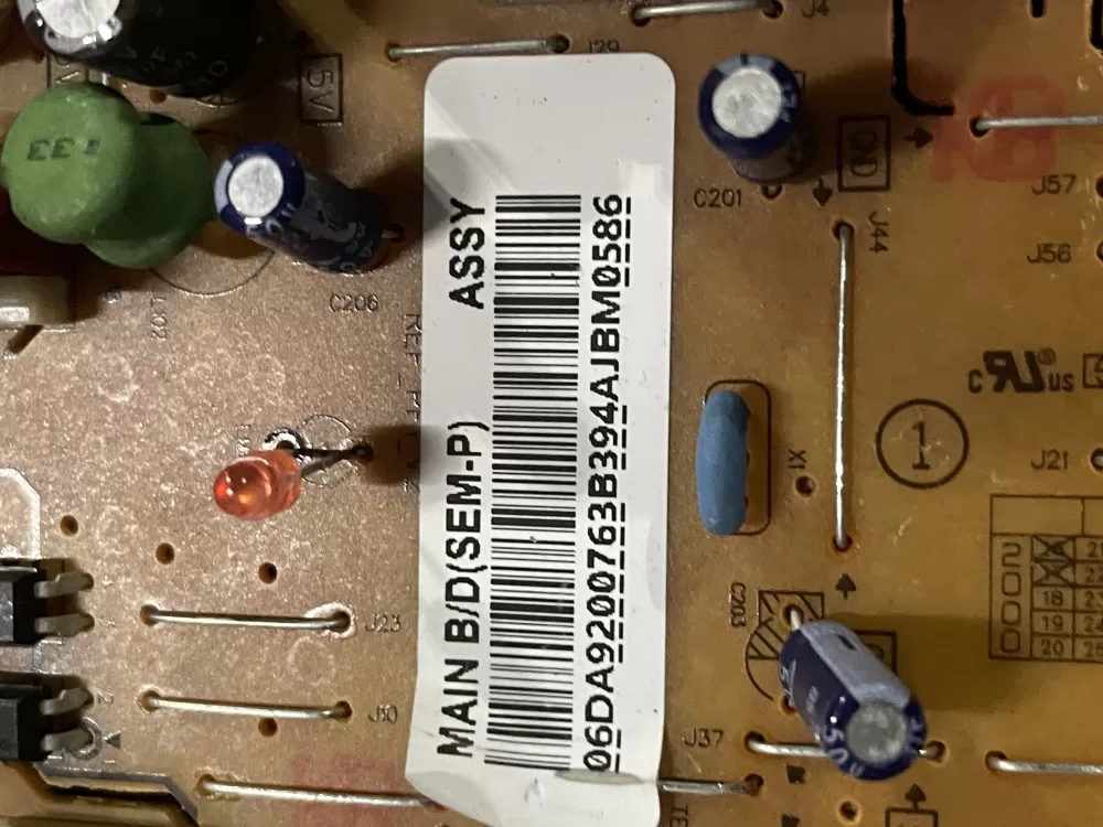 Samsung DA92-00763B Refrigerator Control Board Inverter AZ27846 | WM116