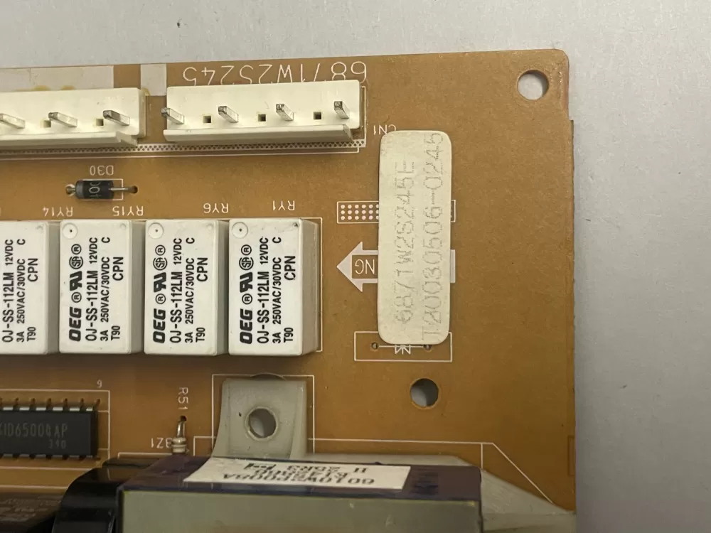 6871W2S245E LG Microwave Control Board AZ207236 | KM2590