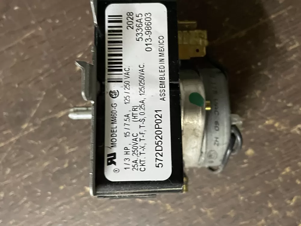 GE 572D520P021 WE4M271 Dryer Timer AZ46022 | Wm799