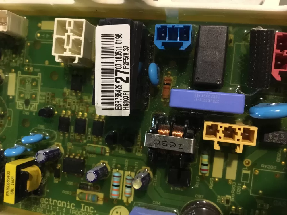 LG EBR76542927 Dryer Control Board AZ149907 | BGV770