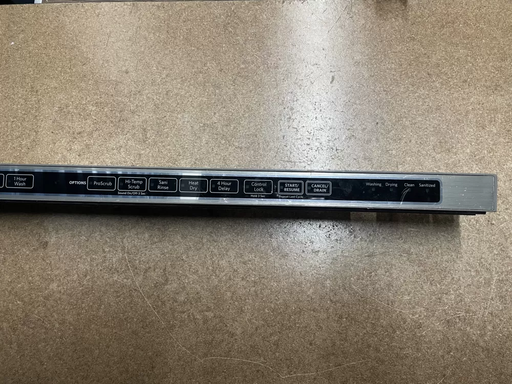 KitchenAid W10195793 W10481125 Dishwasher Control Panel AZ2761 | KMV297