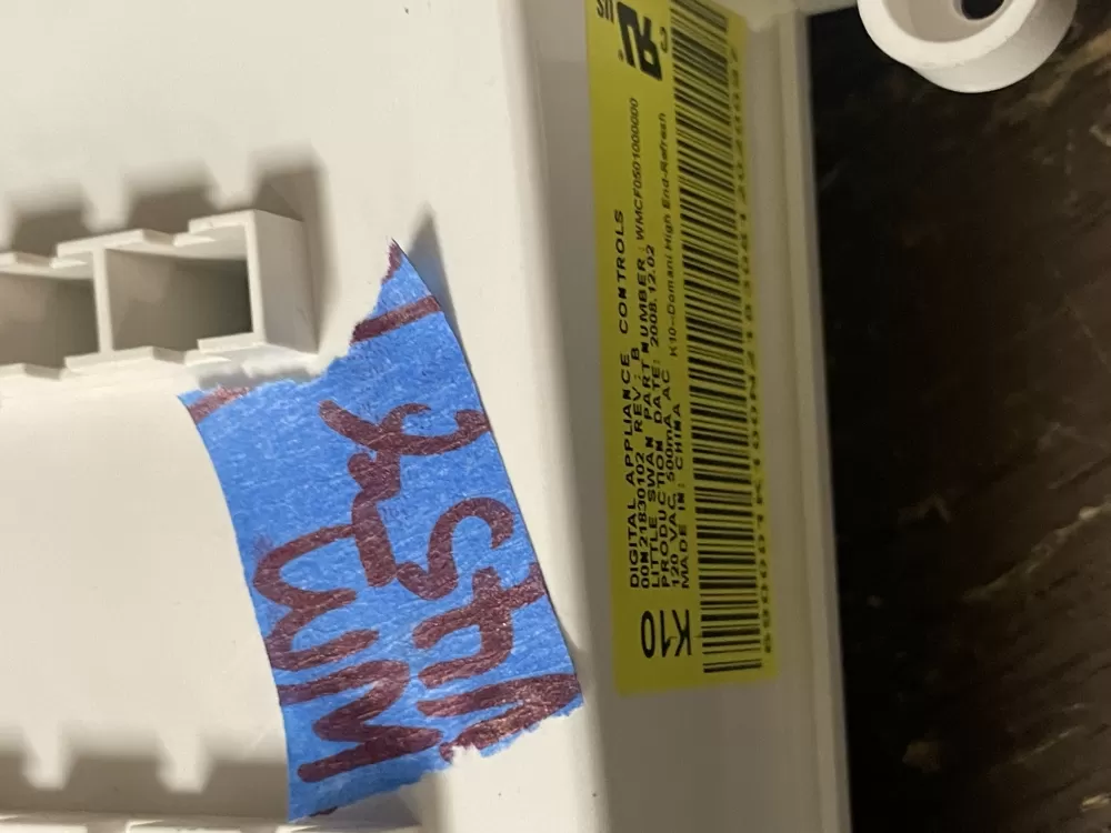 GE WH12X10355 00N21830102 WMCK0501000000 Washer Control Board AZ50348 | Wmv458