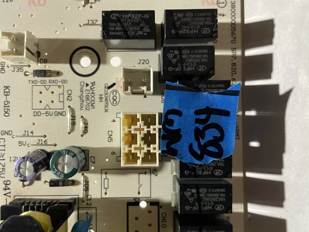 Midea Washer Control Board Part 17138000005670 17138000020922 AZ189275 | Wm834