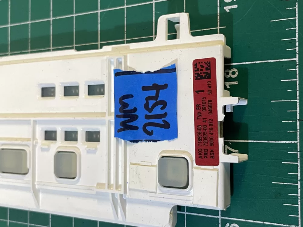 Bosch 9000416972 Diswasher Display Control Board AZ200774 | Wm2154