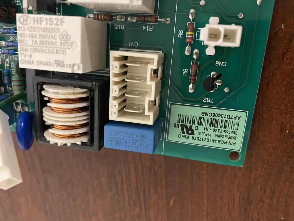 Whirlpool KitchenAid Kenmore Jenn-Air AP6019378 W10205552 W10268635 W10317076 WPW10317076 PS11752684 Refrigerator Control Board