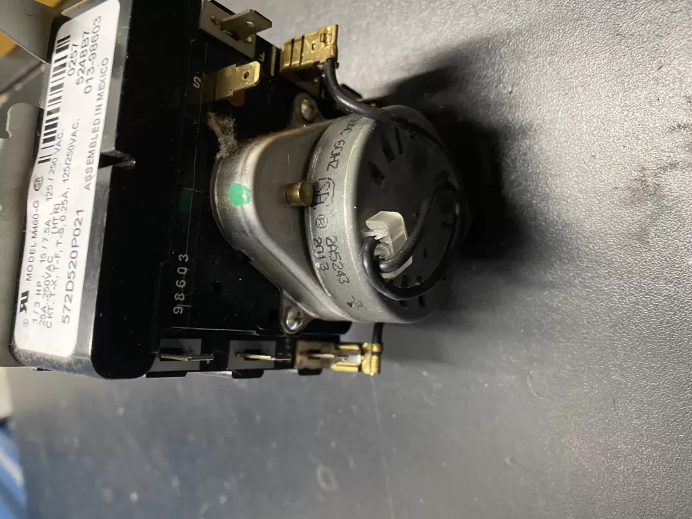 GE 572D520P021 WE4M271 Dryer Timer