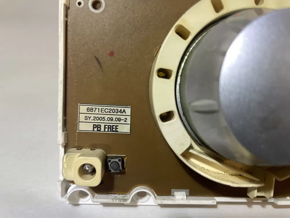 LG Washer Interface Control Board 6871EC2034A AZ125258 | Wmv714