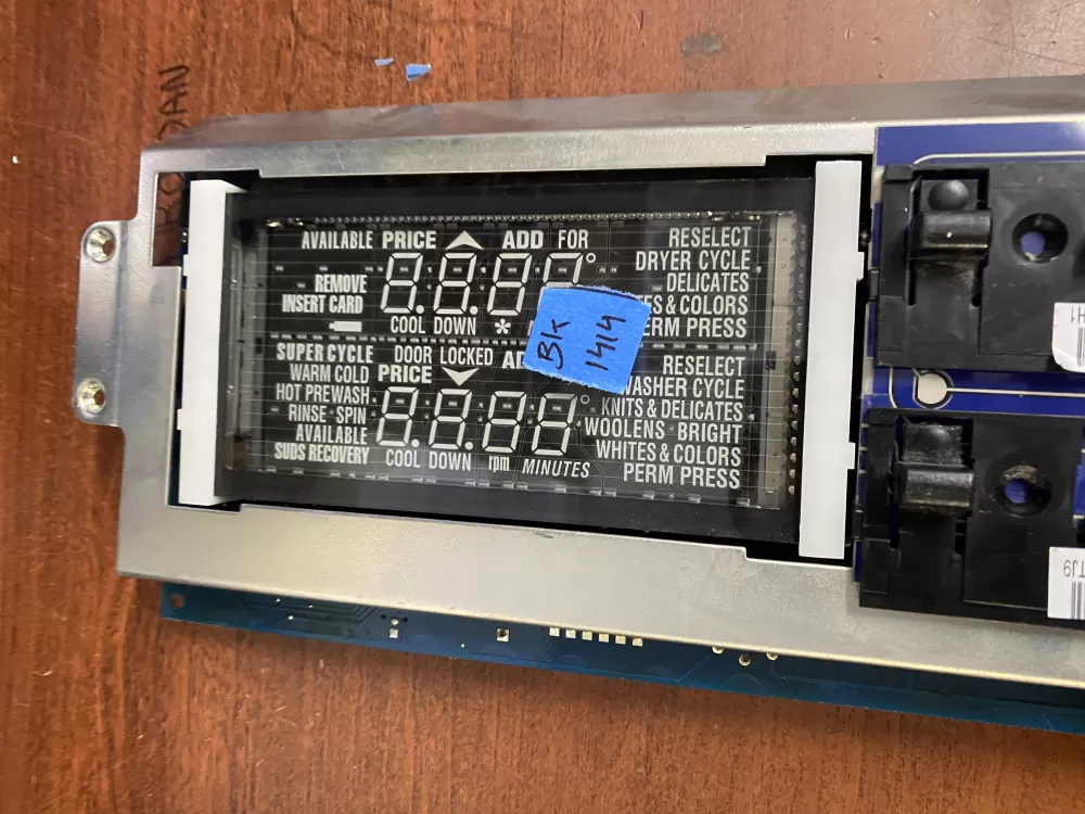 Maytag Commercial Gas Dryer Control Board UI LCD Display AZ98571 | BK1414
