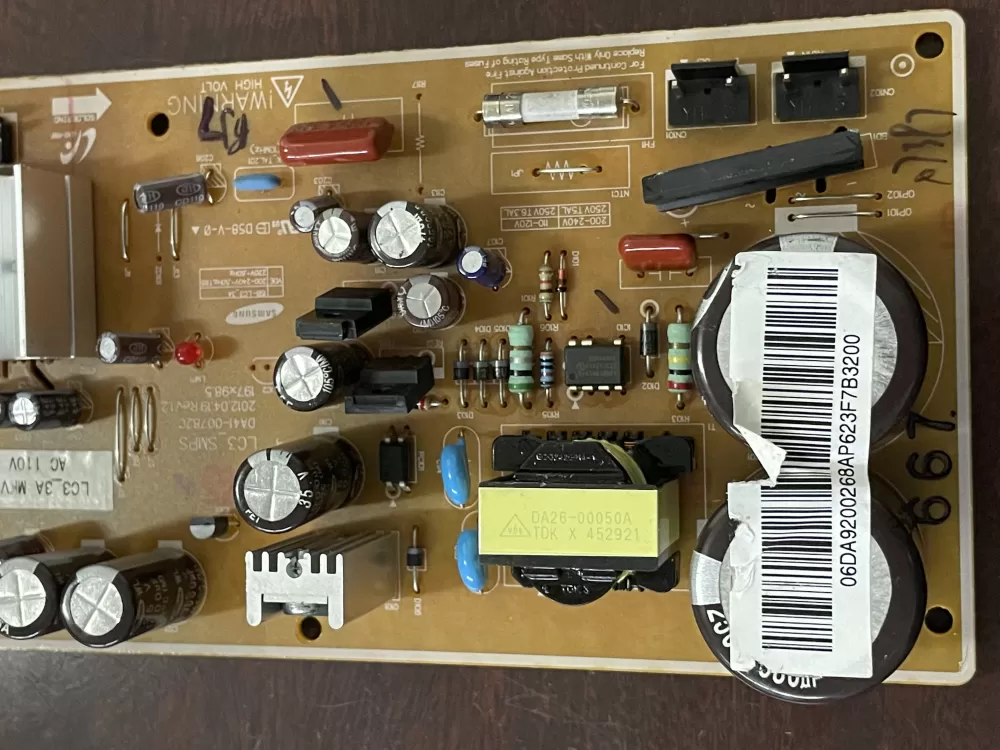 Samsung DA92-00268A Refrigerator Inverter Control Board AZ38607 | KM274