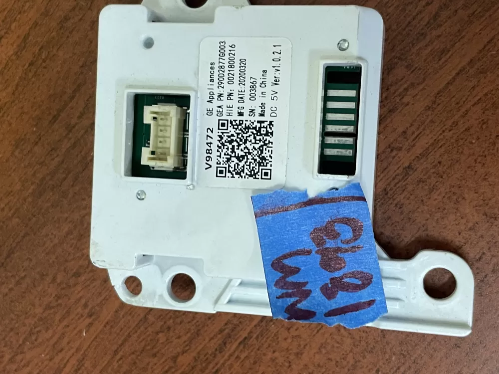 GE 290D2877G003 Washer Control Board AZ52317 | Wm1893