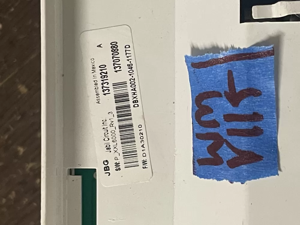 Frigidaire 137319210 137070880 Dryer Control Board AZ45055 | Wmv115