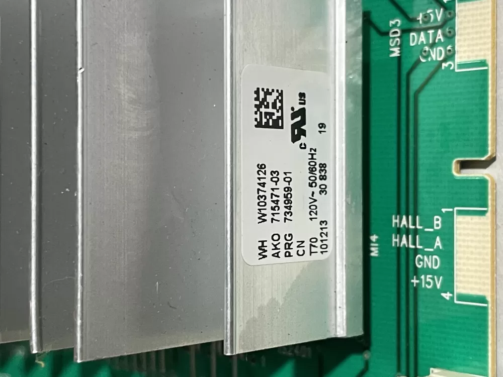 Whirlpool Maytag AP6020609 W10245123 Washer Control Board AZ188894 | Wm1563