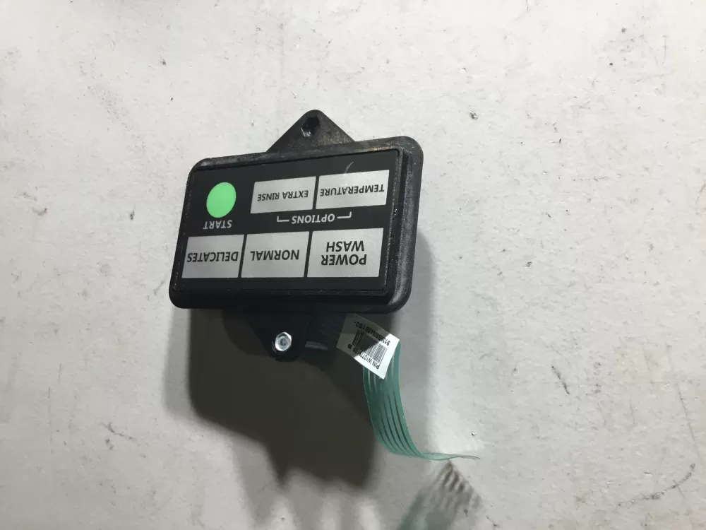Whirlpool W10779139  W11126040 Washer Membrane Switch