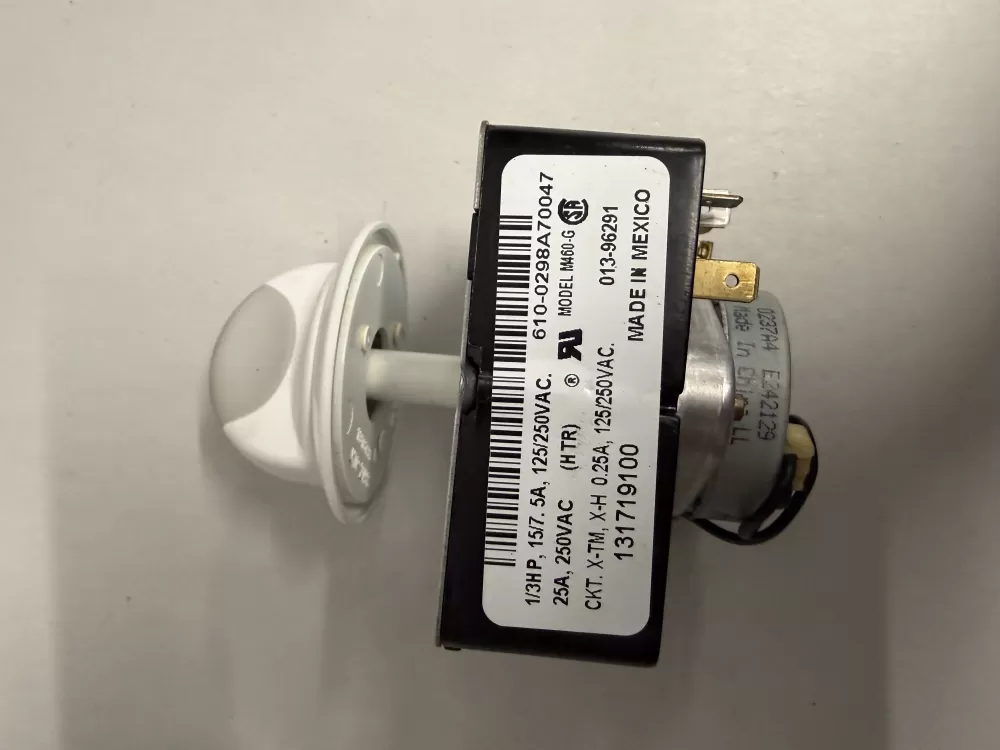 Frigidaire  Kenmore AP2107515 408125 131063200 5303291433 131719100 PS418620 Dryer Timer